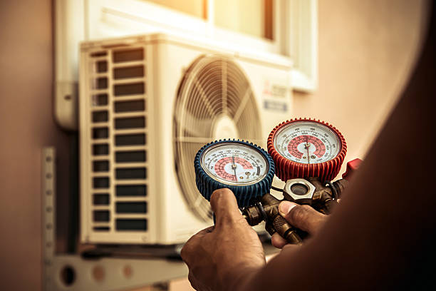 Professional Furnace Repair technician working in Riverside, OR